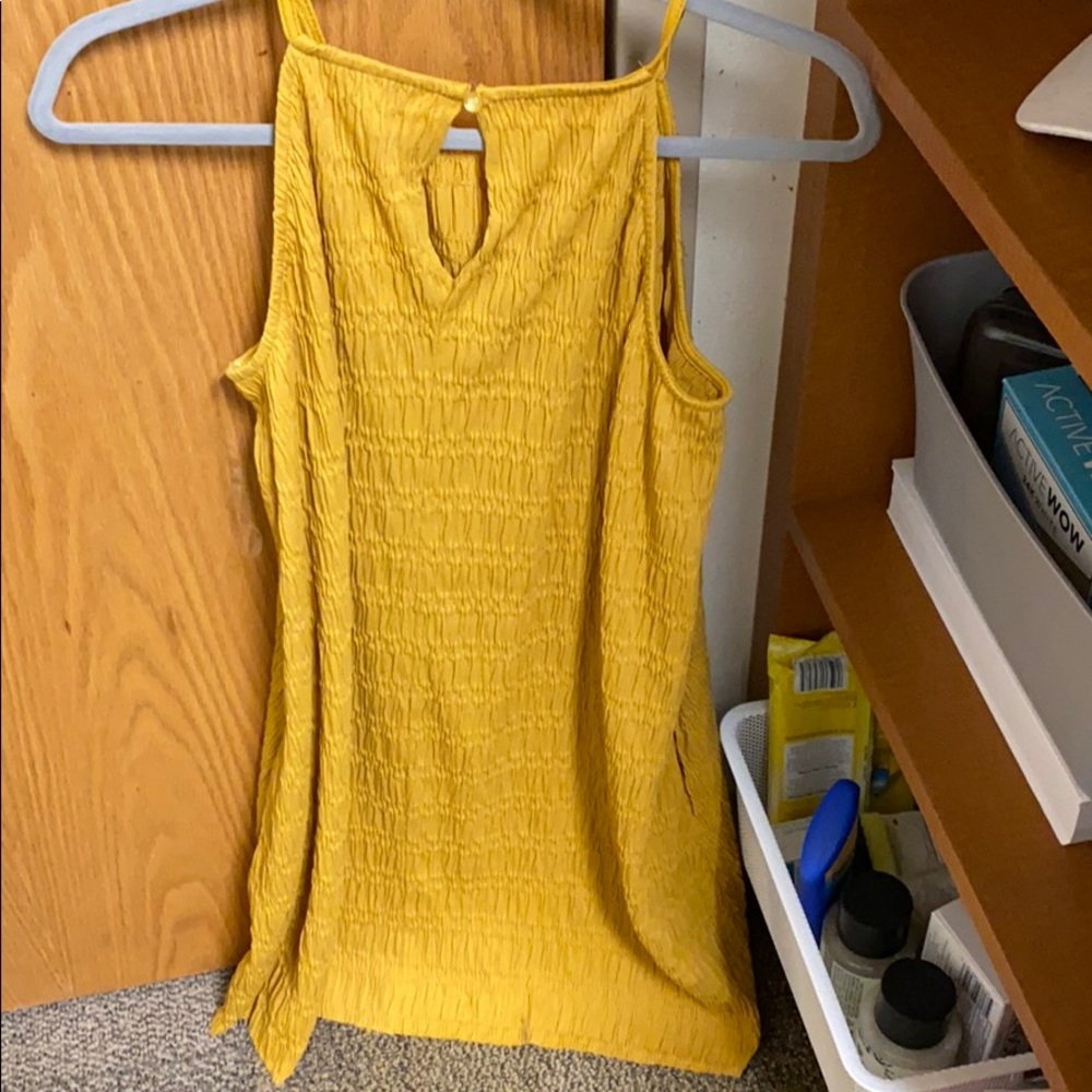 Gold/ Yellow Ribbed Dress - Picture 2 of 4
